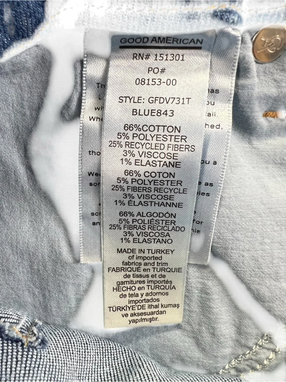 New Good American good flare jeans high Rise - Picture 15 of 16
